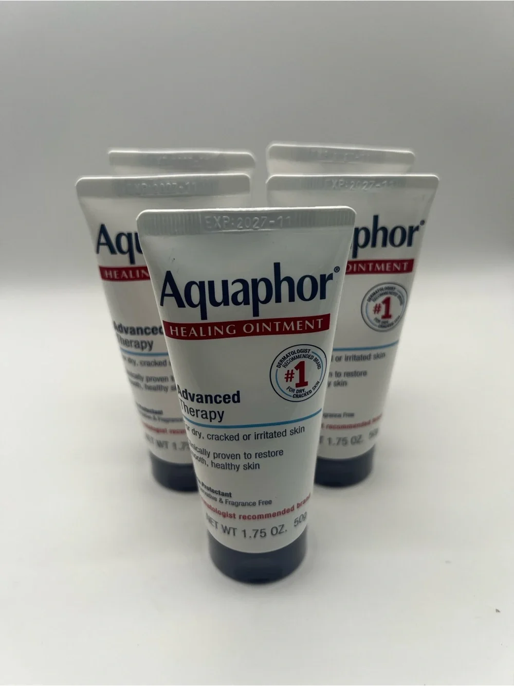 Aquaphor Healing Ointment Advanced Therapy 1.75 oz – Lot of 5